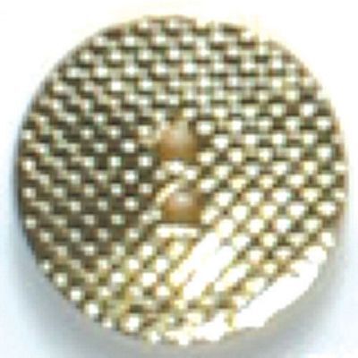 Dill Buttons ~ (1774) - 1 1/8 -  Ribbon Slot Hole Metal Antique Tin ~ 1 ct