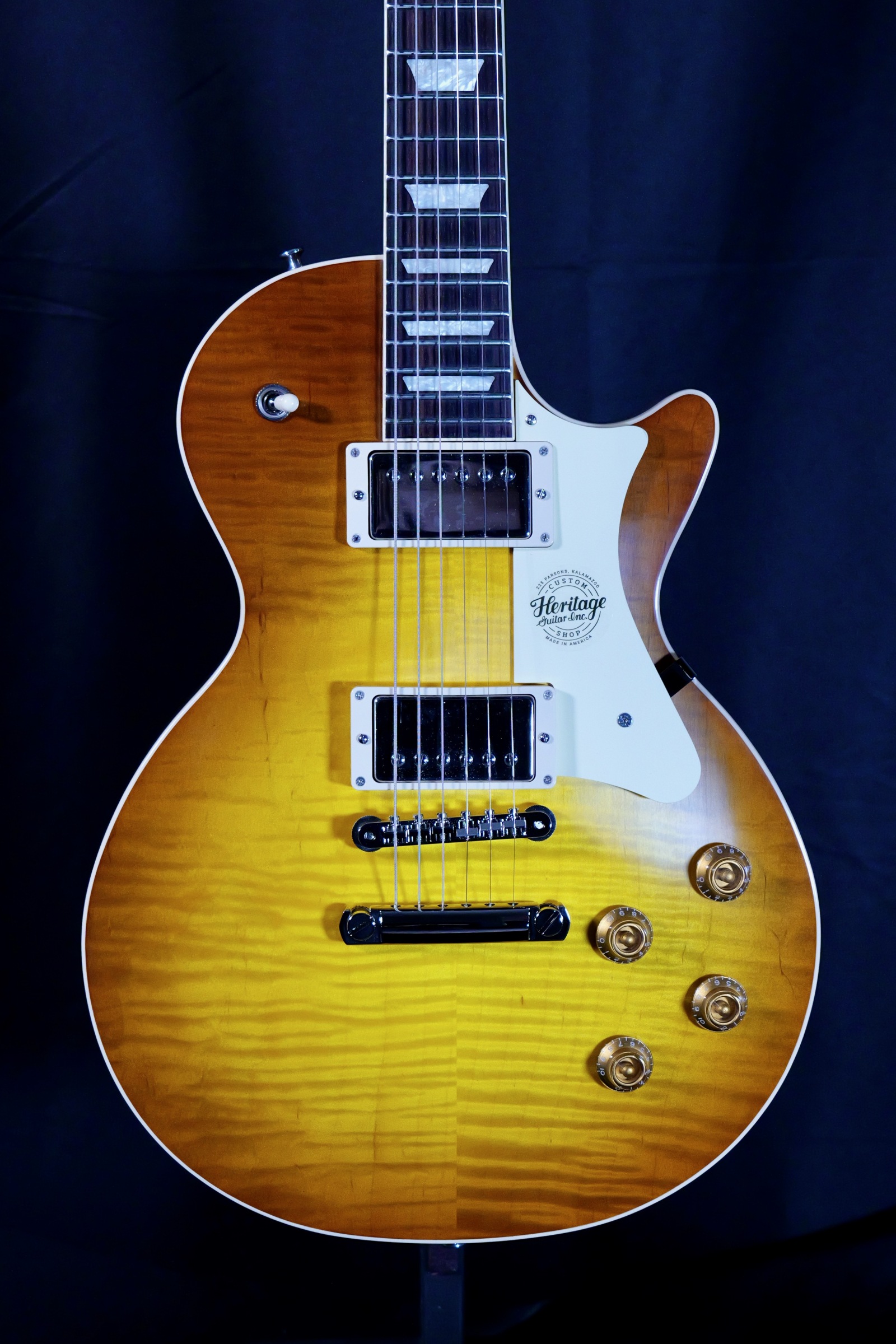 Heritage Custom Core H150 Factory Special Black Limba Honeyburst