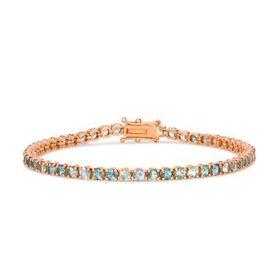 Le Vian® Bracelet featuring 7 cts. Montana Sapphire Ombré™, set in 14K Strawberry Gold®