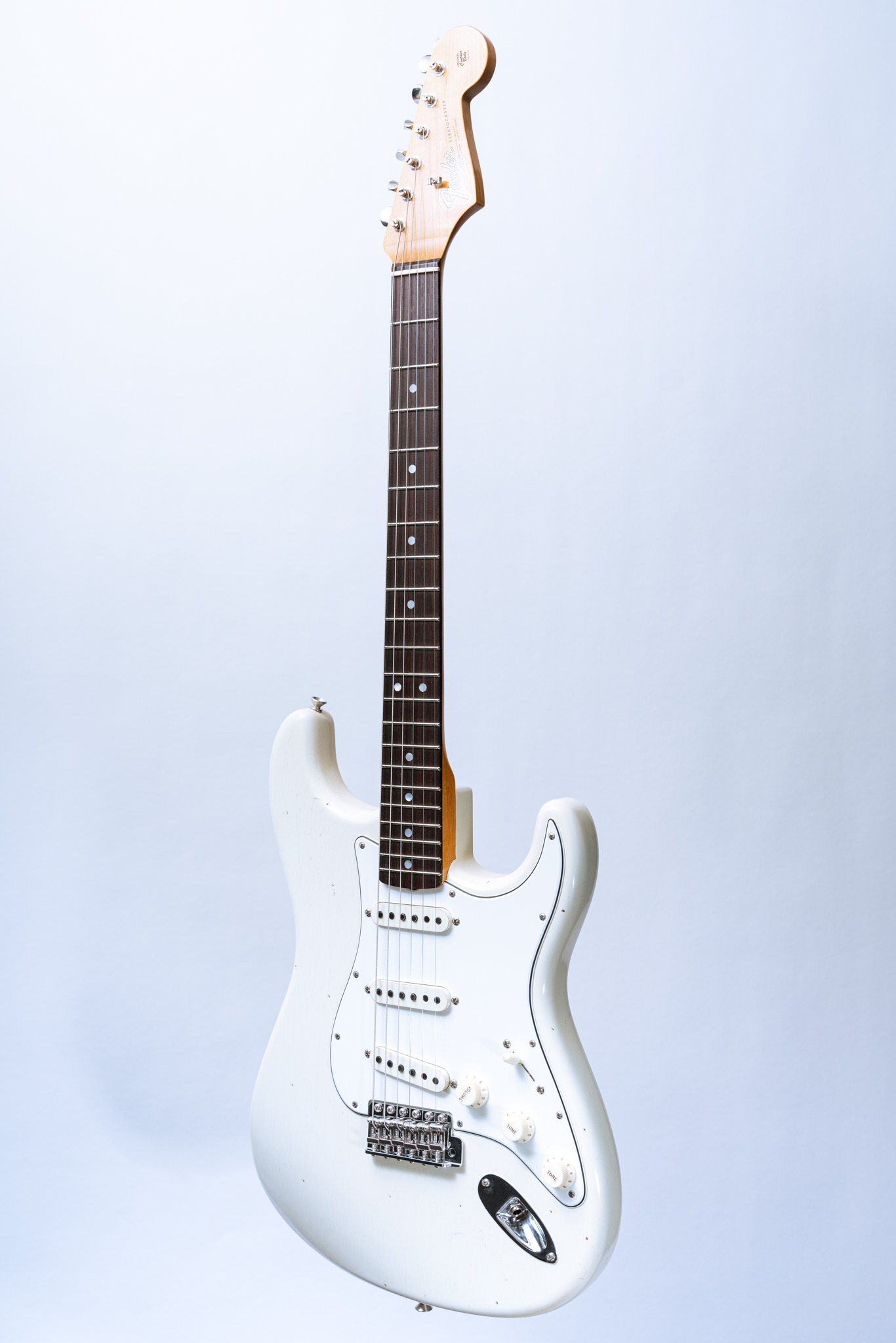 ★OlympicWhite Relic LaquerStratocaster★ Fender Custom Shop White Lightning Stratocaster Relic