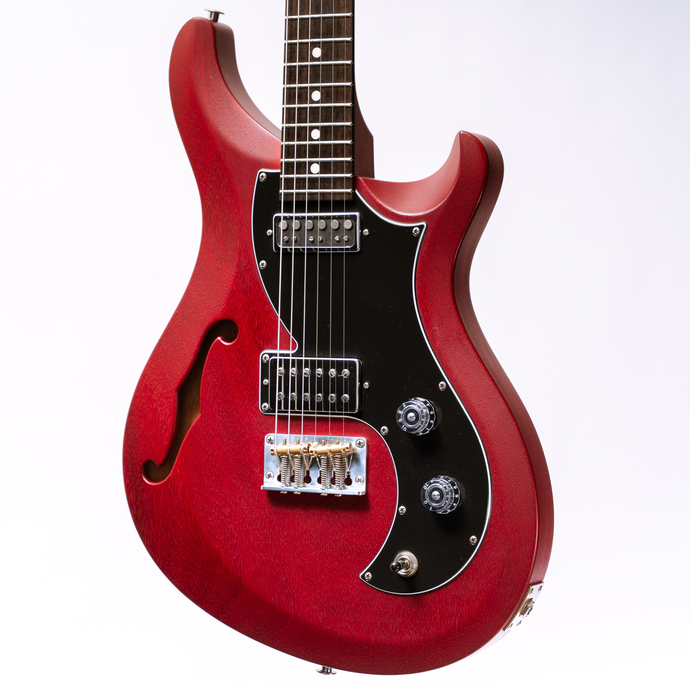 PRS - 2022 - S2 Vela Semi-Hollow Satin in Vintage Cherry