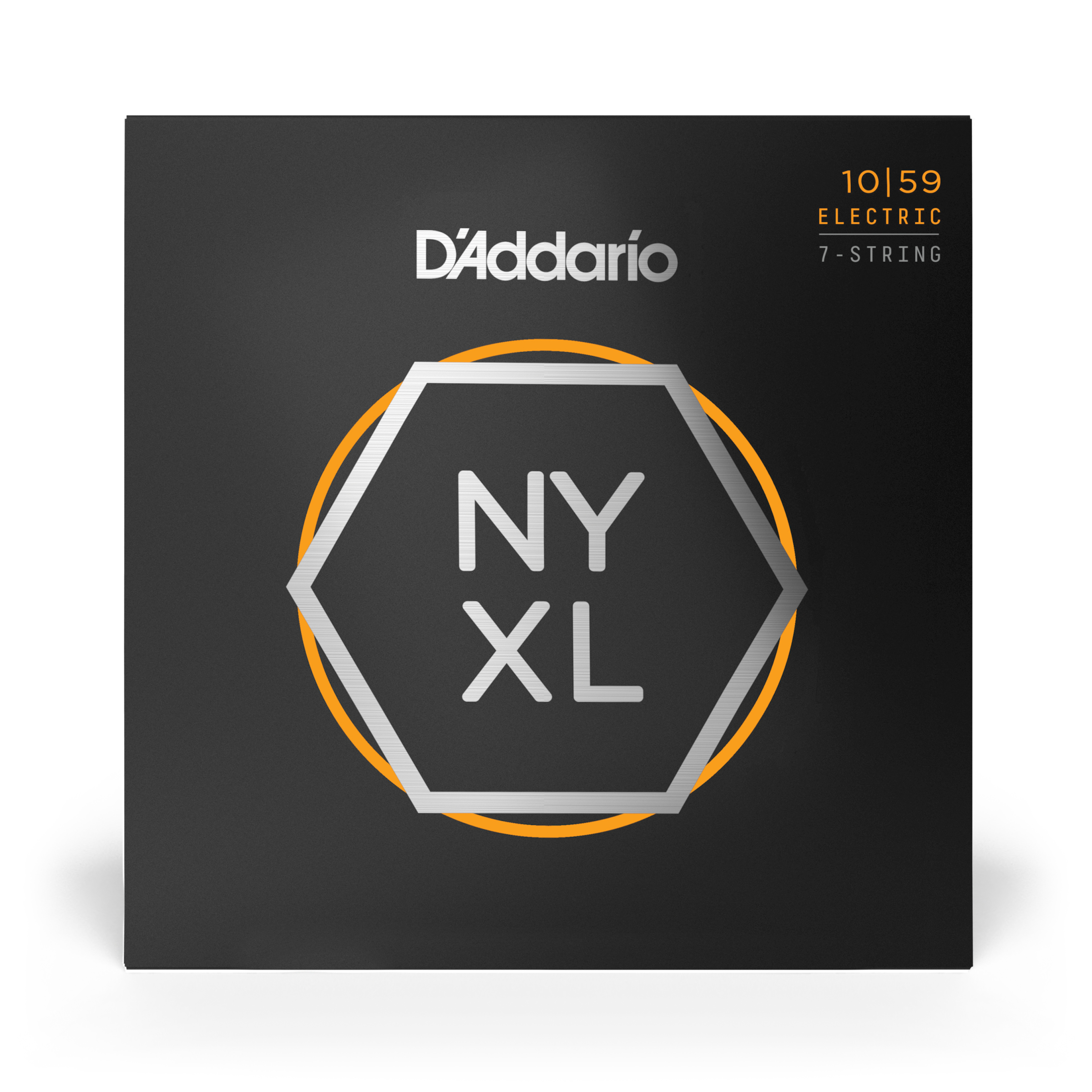 D'Addario NYXL1059 Nickel Wound 7-String Electric Guitar Strings, Regular Light, 10-59