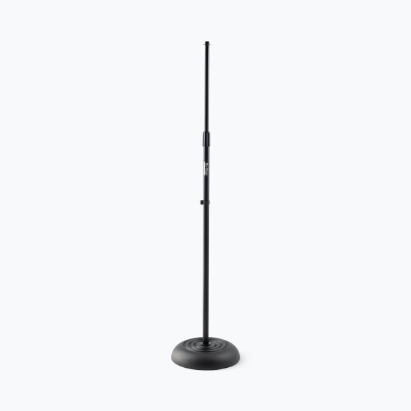 On Stage Stands, Round Base Microphone Stand, Black