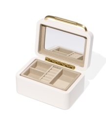 Kendra Scott - LARGE JEWELRY BOX VINTAGE GOLD WHITE