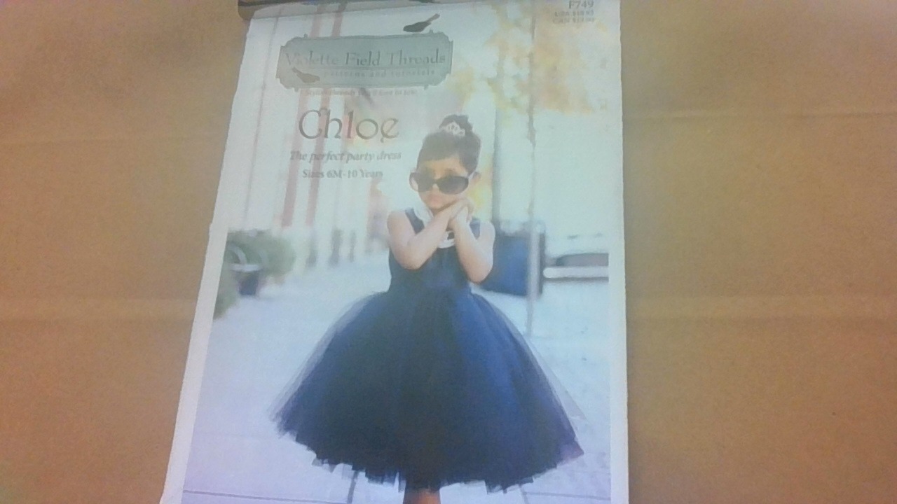 Violette Field Threads Pattern Girl's Party Dress Sizes 6m-10 years F749