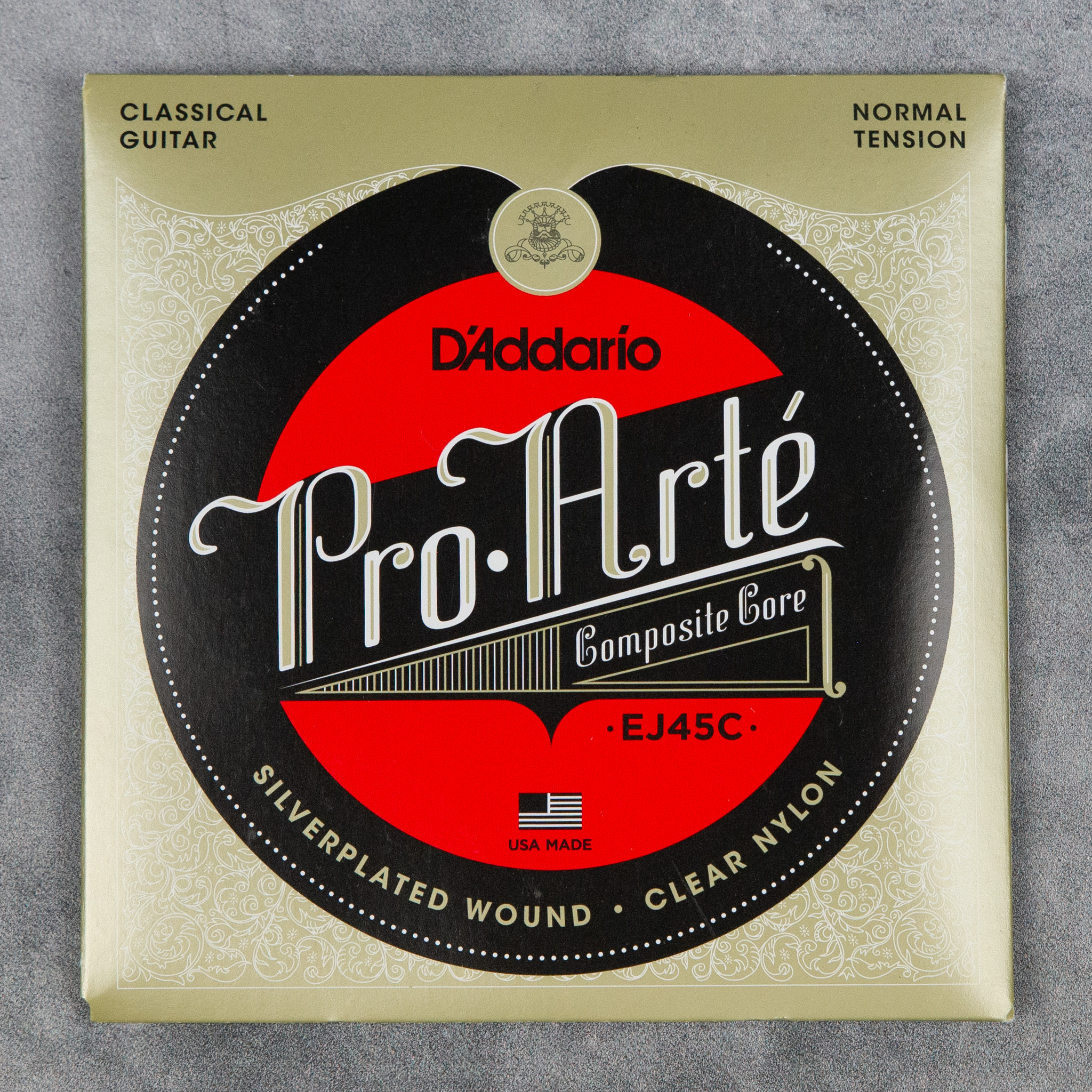 D’Addario EJ45C Pro-Arté Composite Core Classical Guitar Strings, Normal Tension