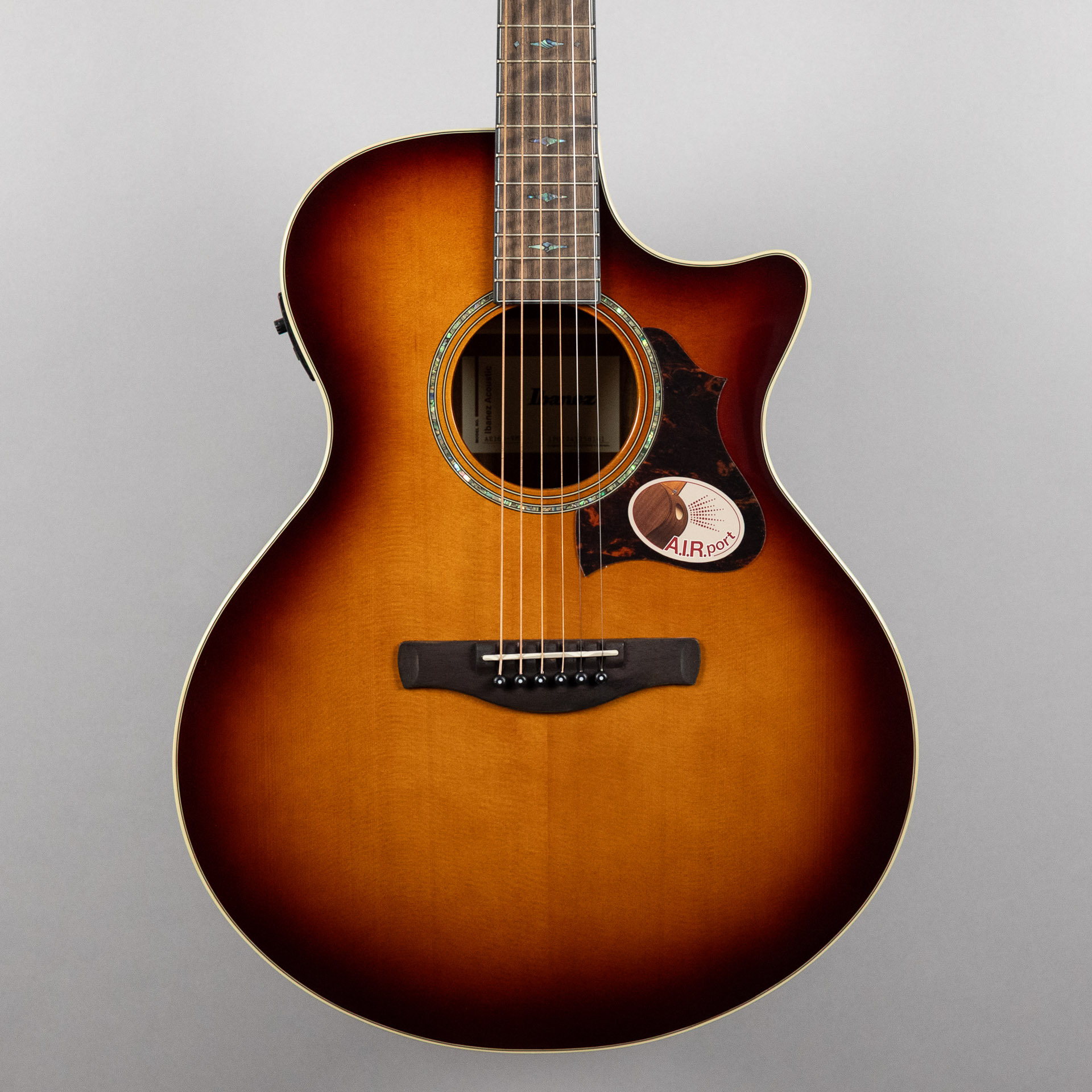 Ibanez AE160-VMS Acoustic Guitar, Vintage Mahogany Sunburst High Gloss ...