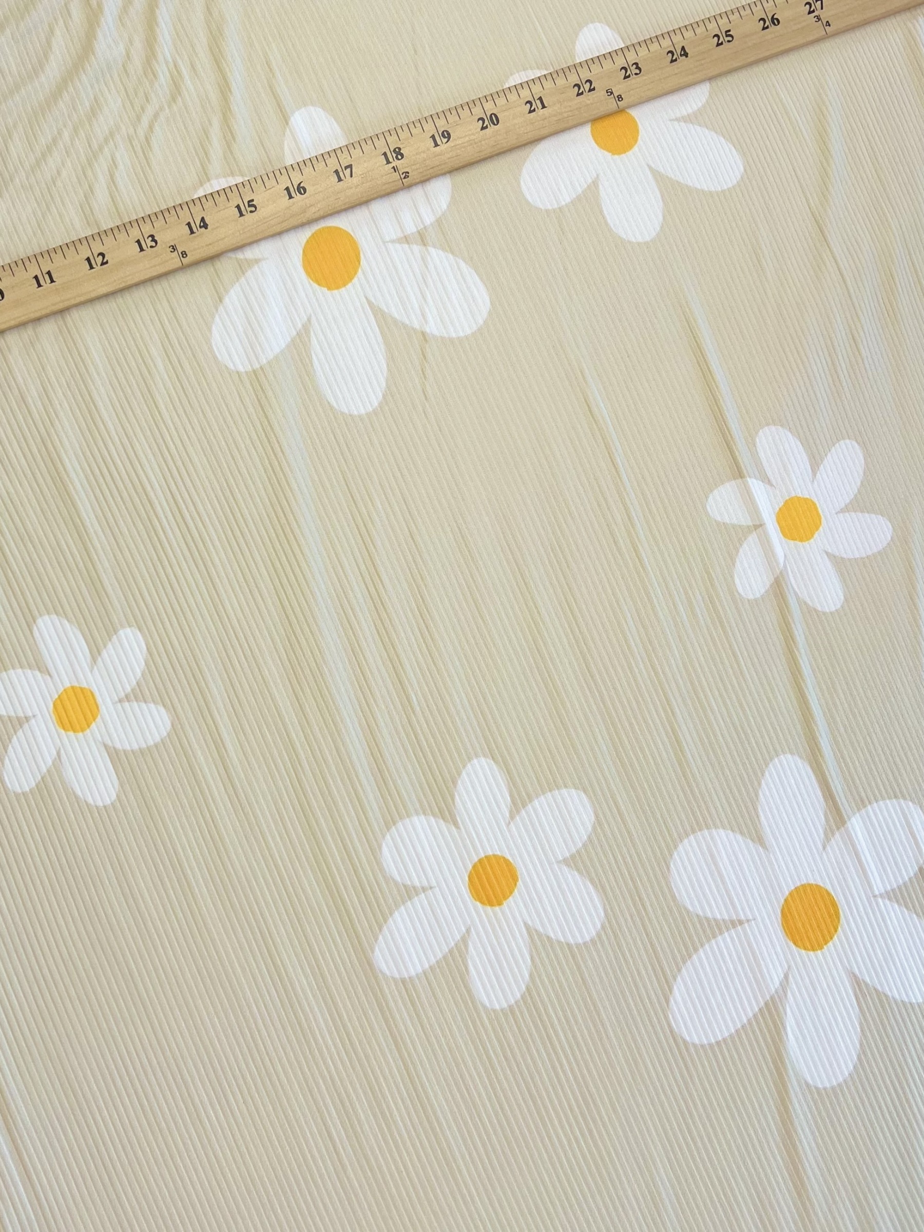 4x2 Yummy Rib Large Scattered Daisy | 58/60” |