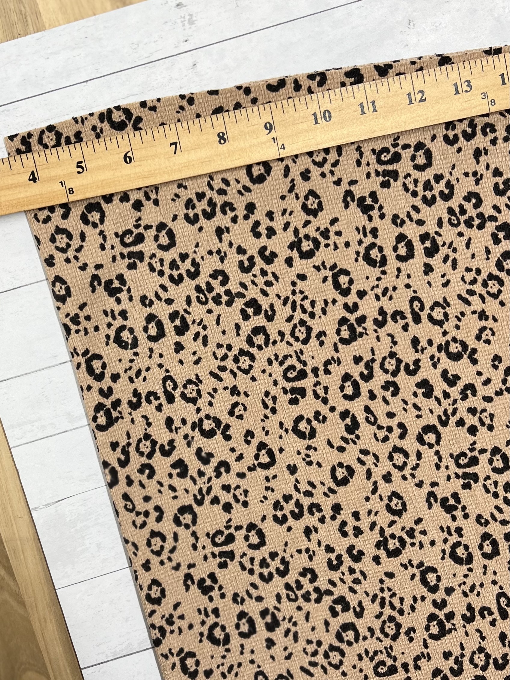 Poly/Spandex Knit Ripple Jersey Cheetah Print Taupe 58/60” | 98/2 Poly/Spandex |