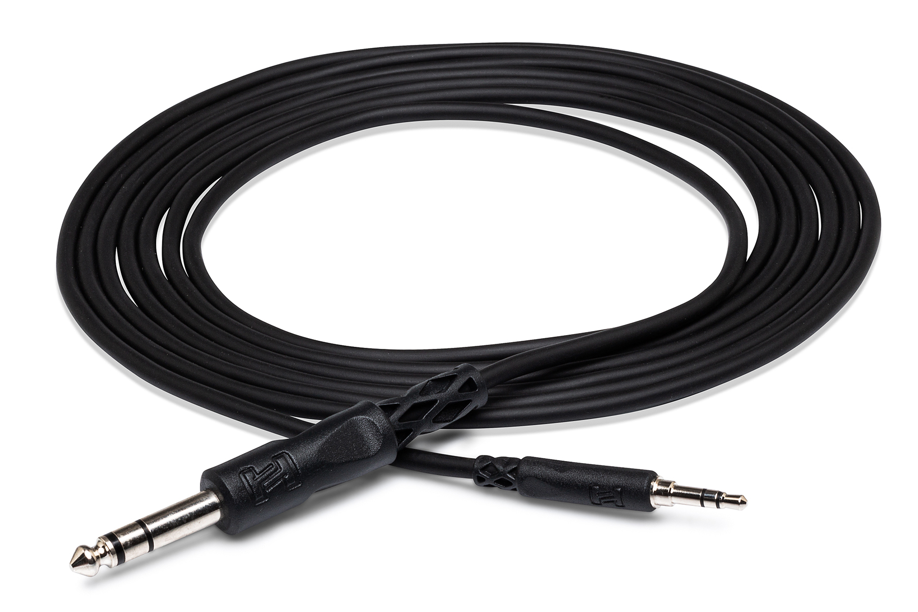 Hosa Stereo Interconnect, 3.5 Mm TRS To 1/4 In TRS, 10 Ft