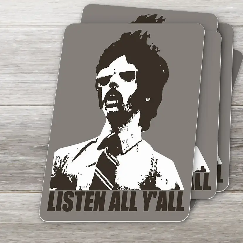 Listen All Y'all Sticker | 3