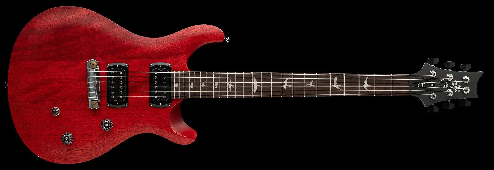 PRS SE CE24 Standard Stoptail Satin - Vintage Cherry