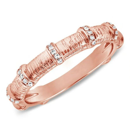 14 Karat Rose Diamond Fashion Ring 3.17 Grams, 25 SC 0.07 CT
