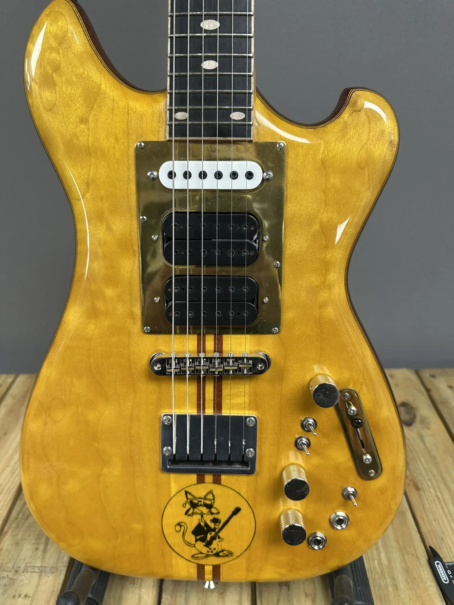 DNG MVG Wolf Style Jerry Garcia Tribute Guitar Custom