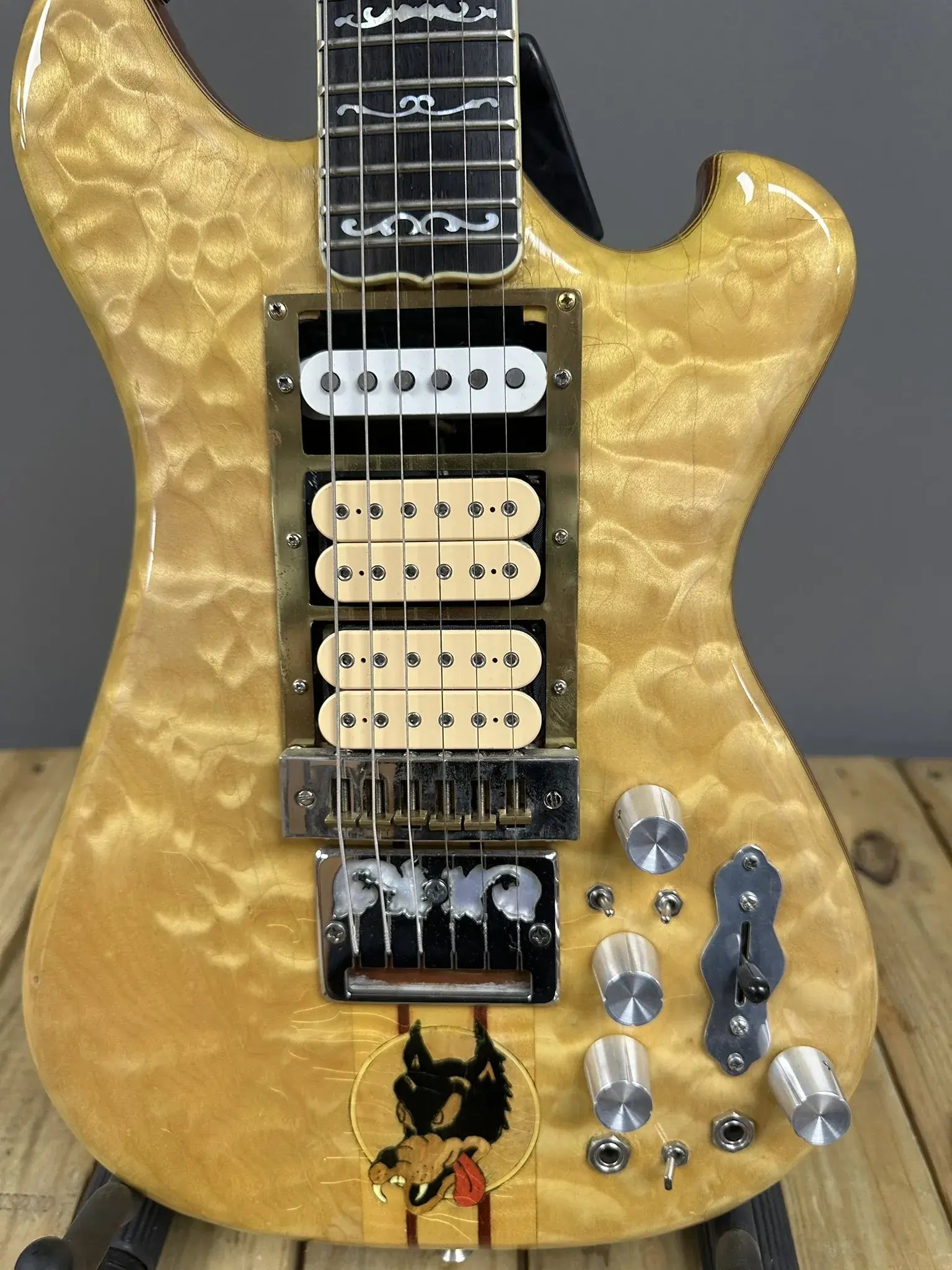 Phiga/Irwin 2021 Natural Wolf Jerry Garcia Guitar