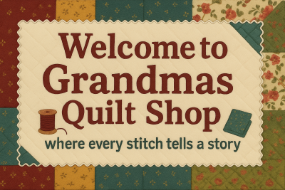 Grandmas Quilt Shop Logo