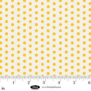 Polka Dots: White/Yellow - The Bright Side || Blank Quilting Corp 