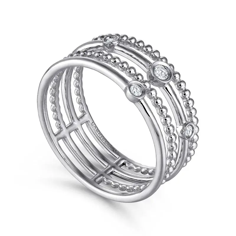 14K W/G DIA FASHION RING
SIZE 7 - S013502023
DIA WT 0.05 438025 (RP25)