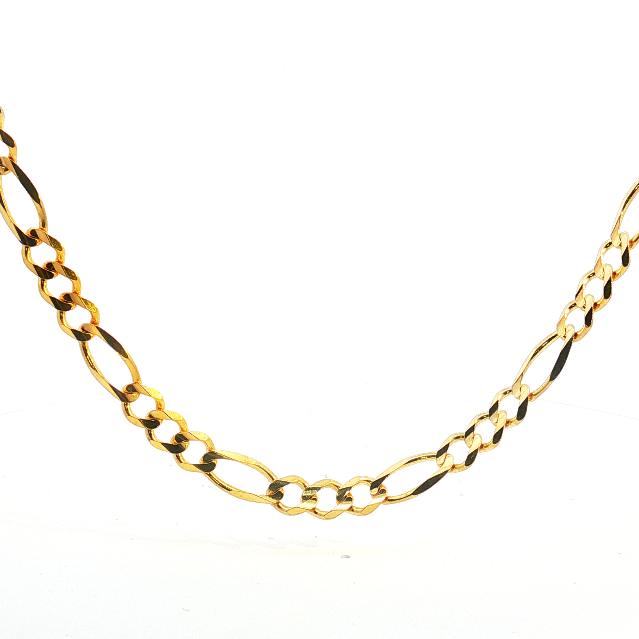 I.M. Jewelers 14 Karat Yellow Gold Figaro Link Chain 6.7mm Width, 24 Inch