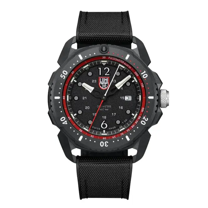 Luminox ICE SAR Artic  Adventure Black Dial With Red Outer Ring Men's Watch, 46mm-XL.1051