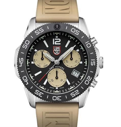 Luminox Sea Collection wrist watch Pacific Diver Black/Tan Chrono,44.00mm. 12.00mm. xs.3150 