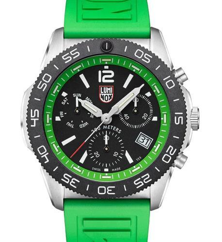 Luminox Sea Collection wrist watch Pacific Diver Green Chrono, 44.00mm. 13.50mm-XS.3157.NF