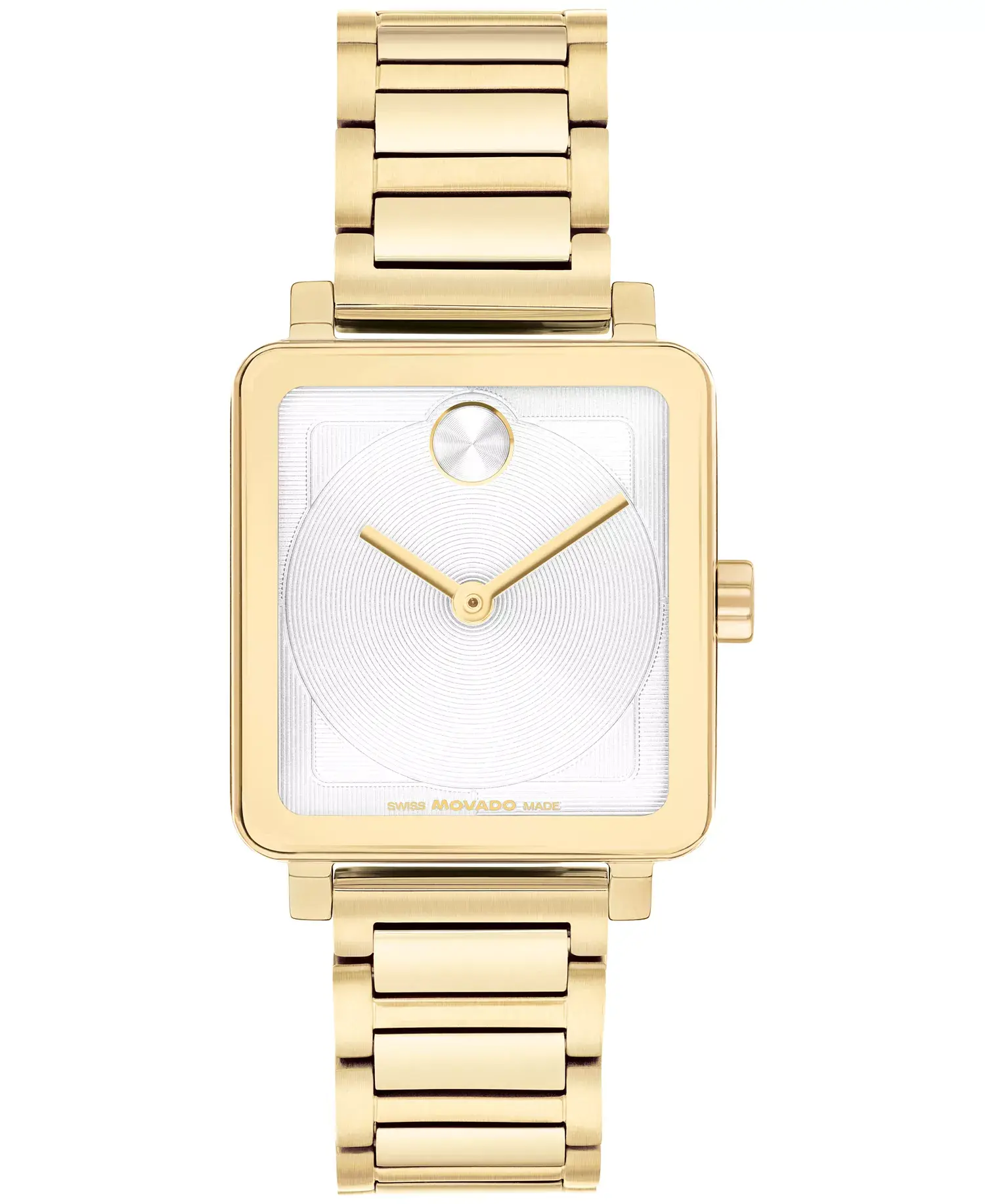 Movado Women's Bold Evolution 2.0 Swiss Quartz Ionic Plated Light Gold Steel Watch 26mm- 3601165
