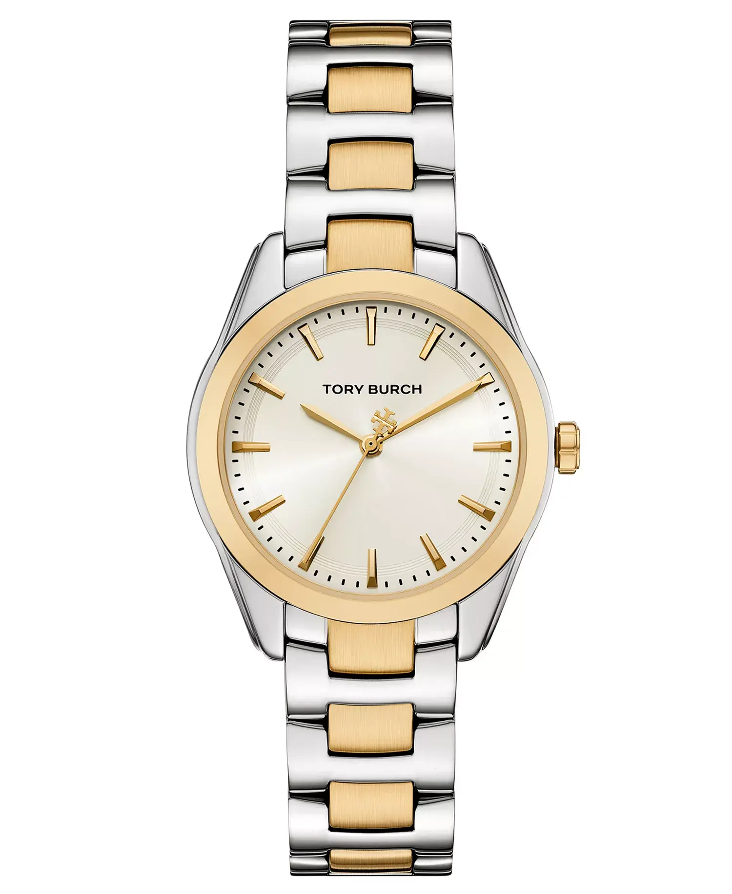   Tory Burch Women's The Miller Two-Tone Stainless Steel Bracelet Watch, 34mm