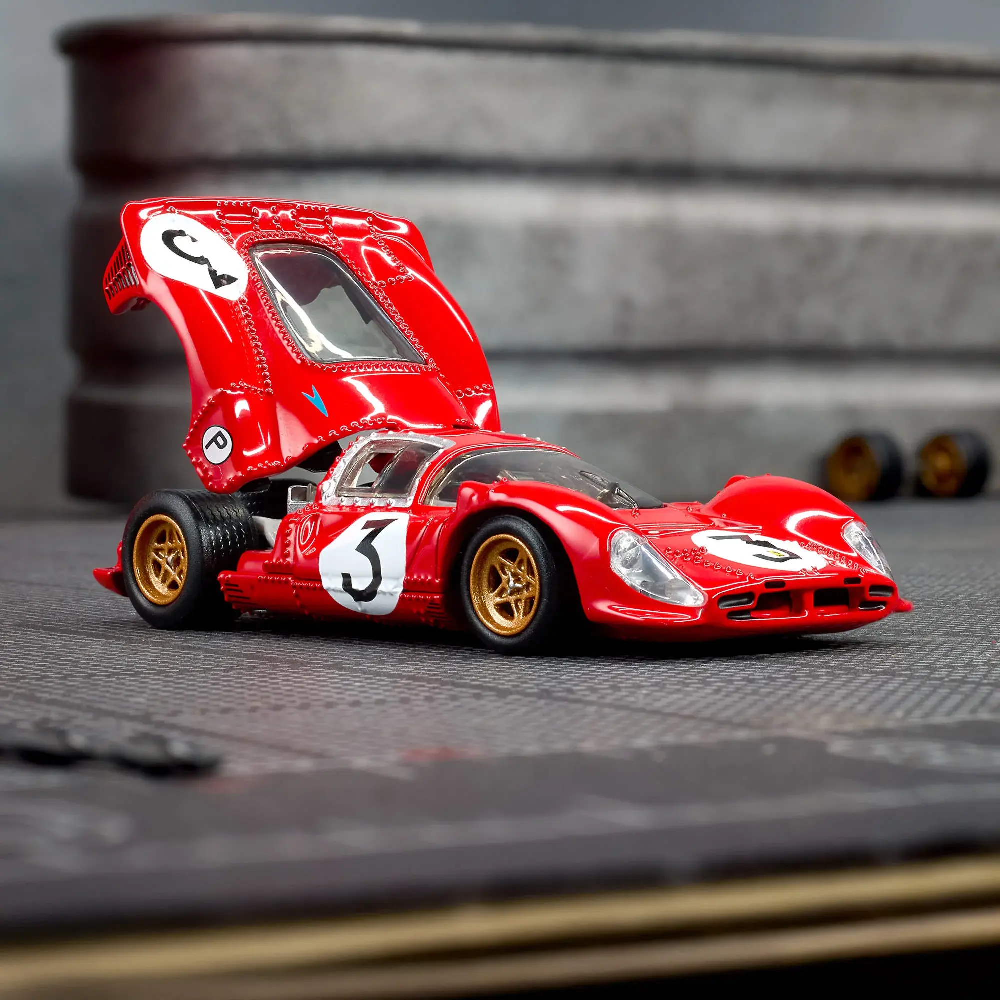 Hot Wheels Elite 64 1967 Ferrari 330 P4 - 194735274246