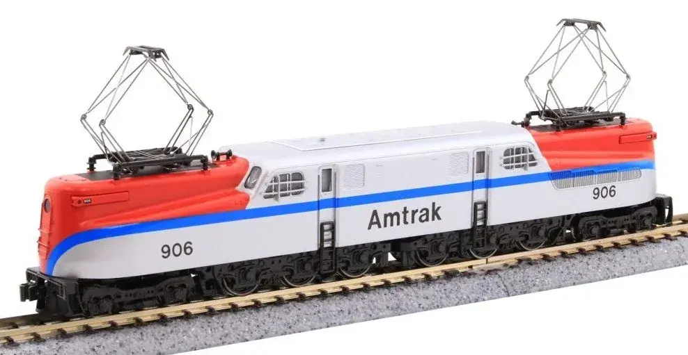 Kato N 137-2025 DCC Ready GG1 Electric Locomotive Amtrak 'Phase I Scheme' #906