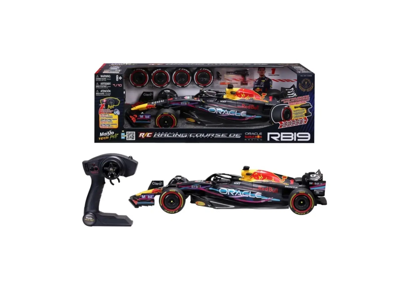 Maisto Formula 1 R/C 1:10 Oracle Red Bull Max Verstappen #1 EXTRA WHEEL SET & PIT TOOL