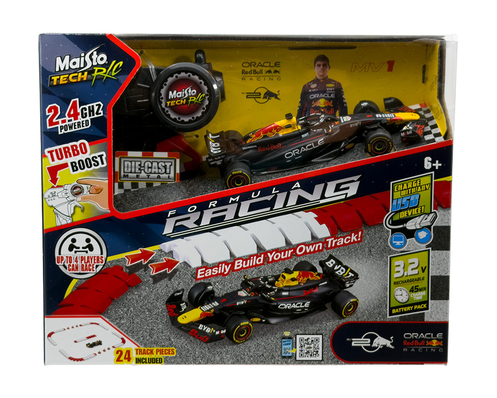  Maisto 82672 R/C 1:41 Oracle Red Bull #1 Max Verstappen with Track