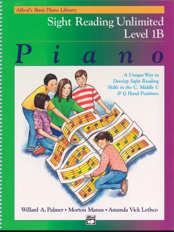Alfred's Basic Piano Library: Sight Reading Book 1B (Unlimited): Piano Comb Bound Book