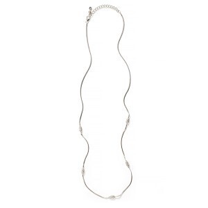 22-24 adjustable Sterling Silver ornamental spiral basket satellite necklace by Southern Gates 