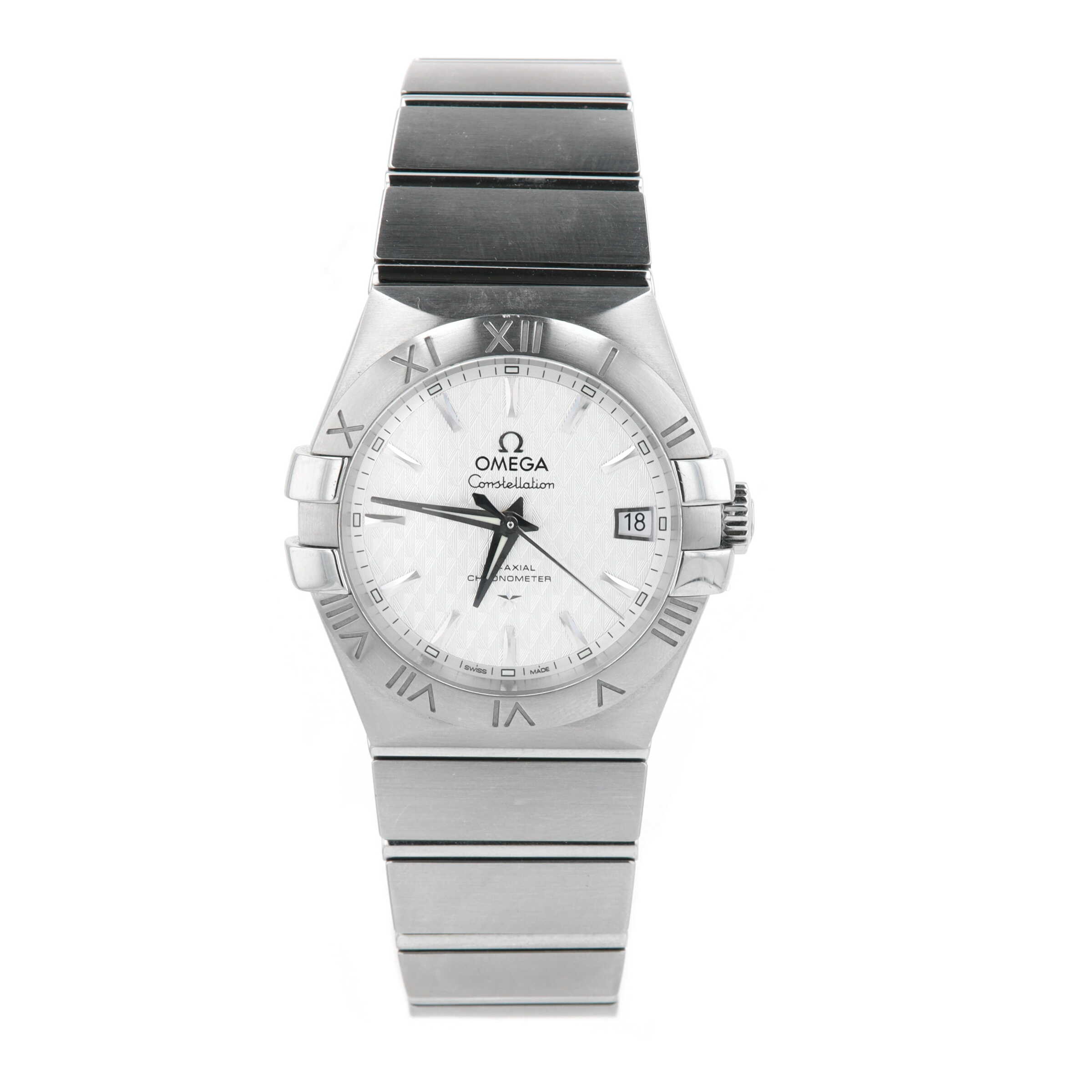 Co-Axial Automatic Silver Band & Dial 2009 Men's Omega Watch // Pre-Owned 