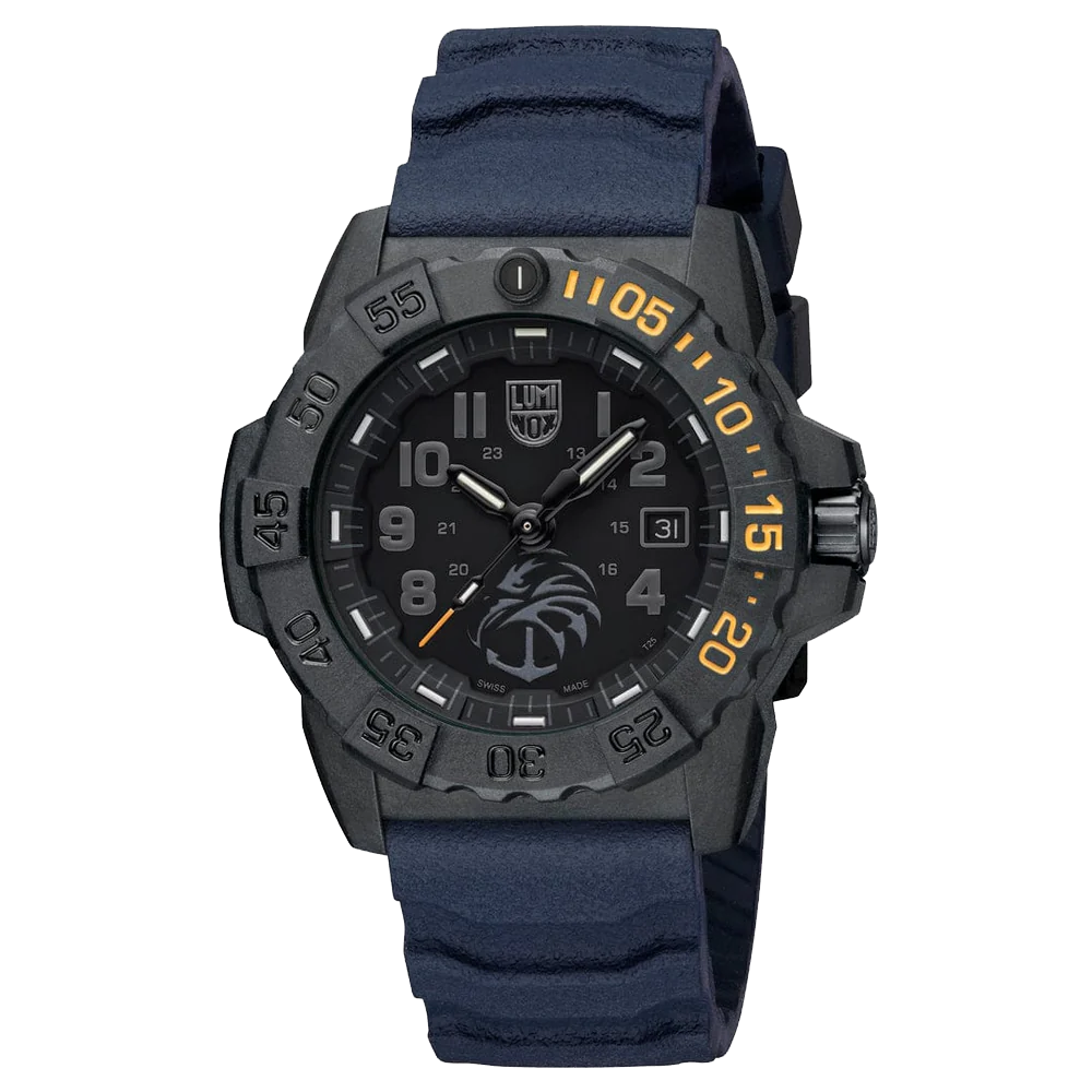 Luminox Navy SEAL The Guardian 45 mm Black Dial Navy Strap Men's Watch