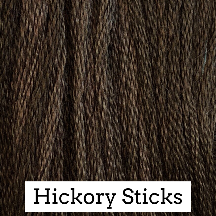 Classic Colorworks Hand-Dyed Cotton Floss – Hickory Sticks – 6 Strand Embroidery Thread – 5 Yards