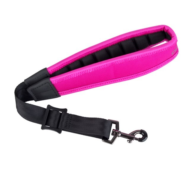 Protec NLS310MHP Ballistic Neoprene Less-Stress Saxophone Neck Strap (Hot Pink)