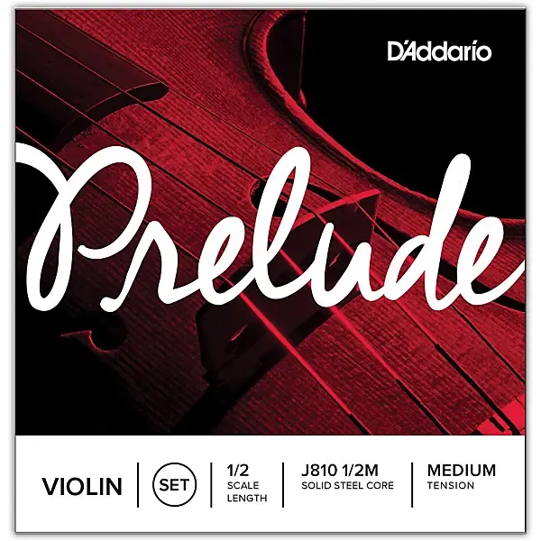 D'ADDARIO J810 1/2M PRELUDE VIOLIN 1/2 STRING SET MEDIUM