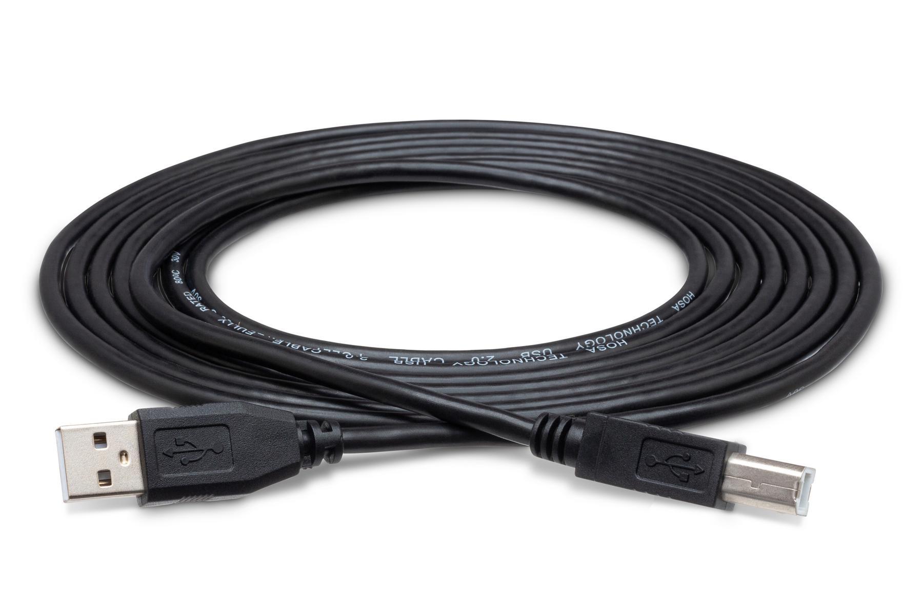 HOSA USB205AB 5' TYPE A TO TYPE B HIGH SPEED USB CABLE