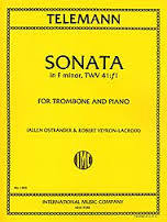 SONATA IN F MINOR TWV 41:F1 TROMBONE - TELEMANN ARR OSTRANDER AND VEYRON-LACROIX