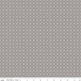 Bee Basics Polka Dot Gray by Lori Holt for Riley Blake Designs 7260