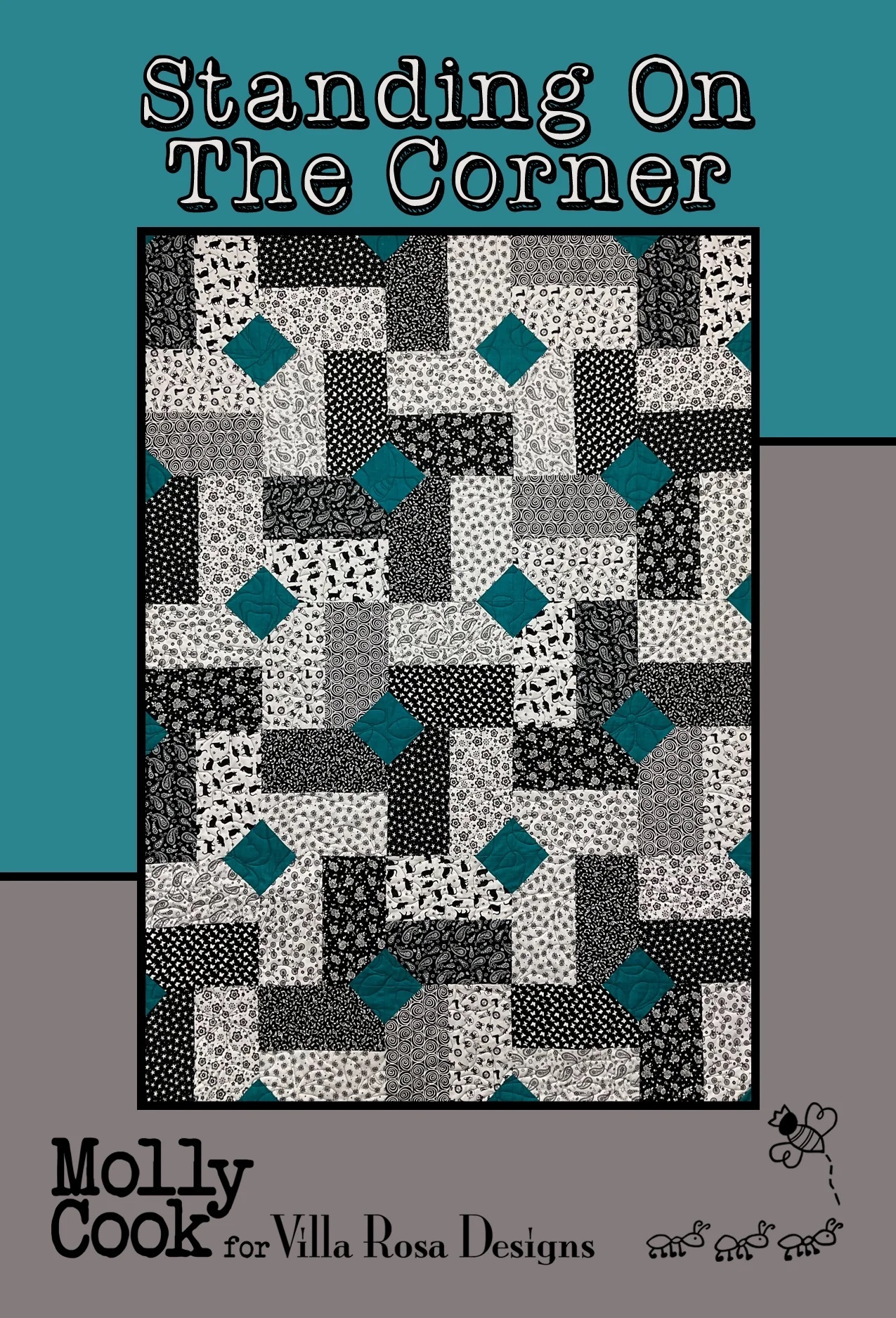 Standing On The Corner Quilt Pattern – Villa Rosa Designs – Scrap Quilt