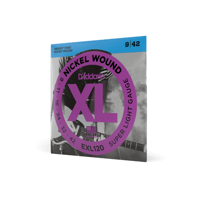 D'Addario EXL120 EGS Super Light XL Nickel Wound Electric Guitar Strings 9-42