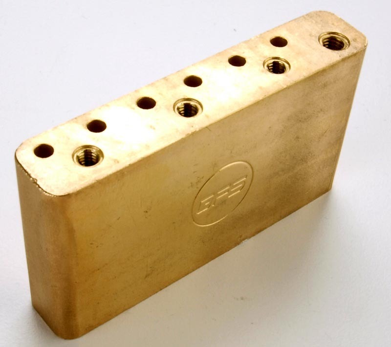 GFS Guitar Fetish Solid Brass Tone Tremelo Block USA Standard Size 