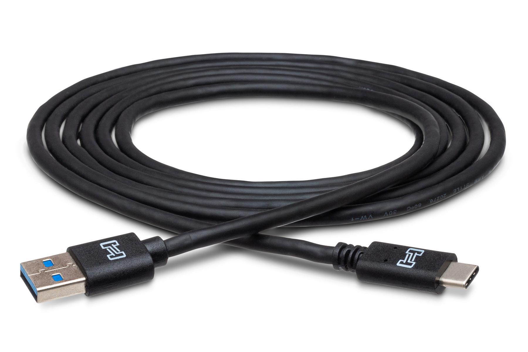 Hosa USB 306CA SuperSpeed USB 3.0 Type A to Type C 6ft Cable