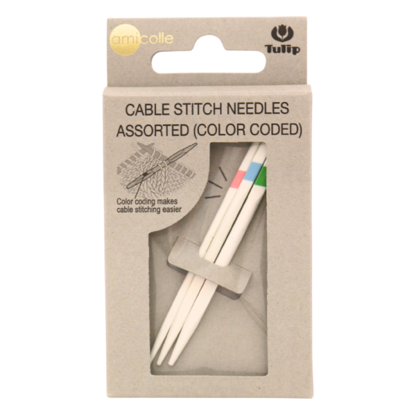 AC-069e CABLE STITCH NEEDLES ASSORTED (COLOR CODED)