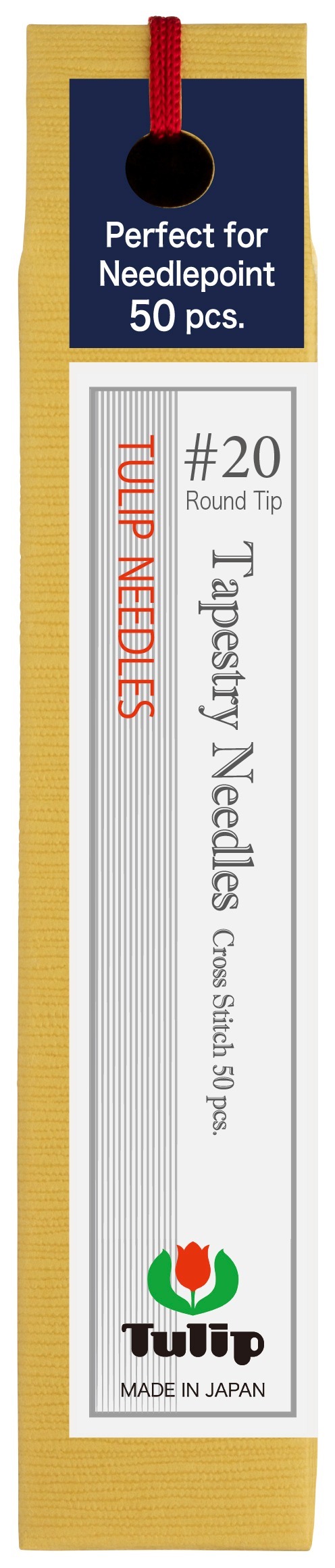 THN-201e Tapestry Needles  Cross Stitch #20 Round Tip Pro Pack 50pcs Retail Box