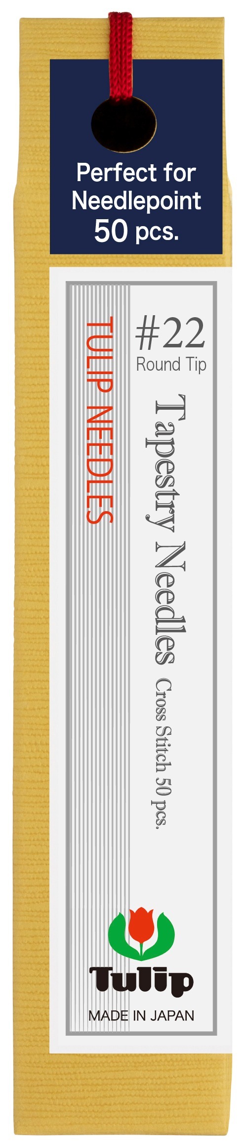THN-202e Tapestry Needles  Cross Stitch #22 Round Tip Pro Pack 50pcs Retail Box