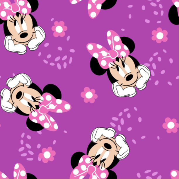 Springs Creative - 60 Fleece - Disney Minnie Mouse - Minnie Sweet Dots